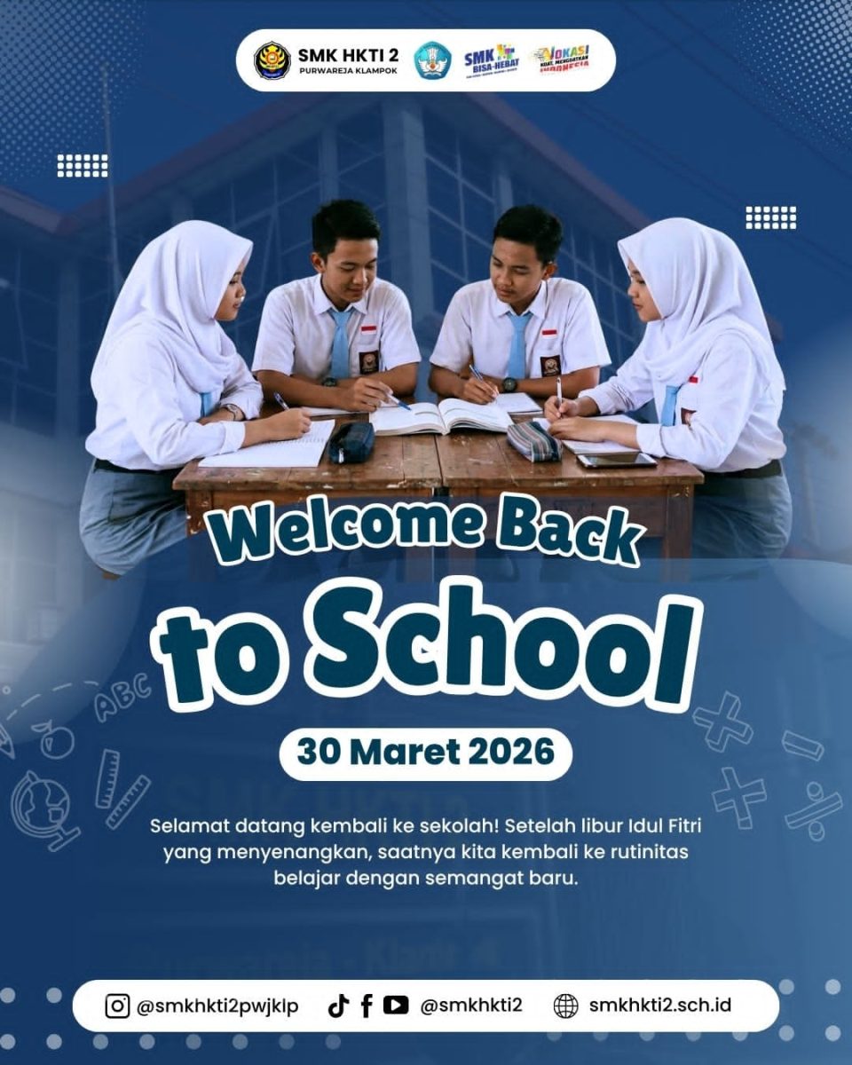 Semangat Baru! SMK HKTI 2 Purwareja Klampok Sambut Siswa Kembali ke Sekolah Pasca Libur Idul Fitri