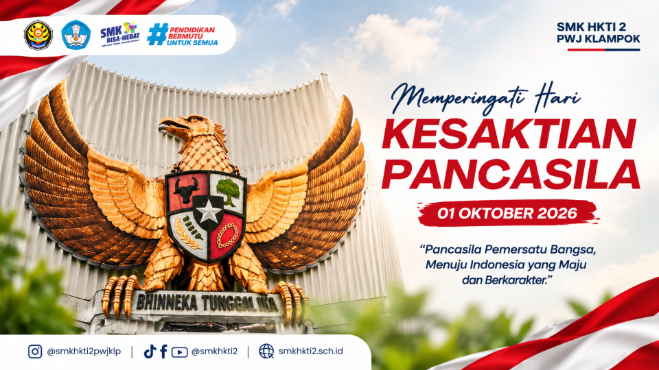 Memperingati Hari Kesaktian Pancasila, SMK HKTI 2 Purwareja Klampok Teguhkan Semangat Persatuan